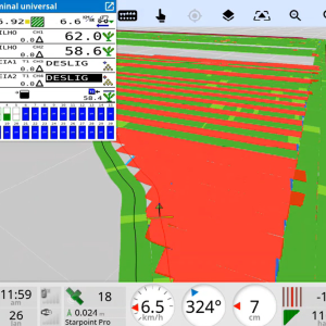 Compartilhamento de tarefas entre maquinas Topcon 